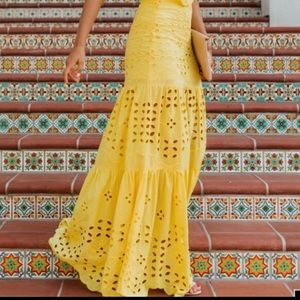 Flawless cotton eyelet Maxi